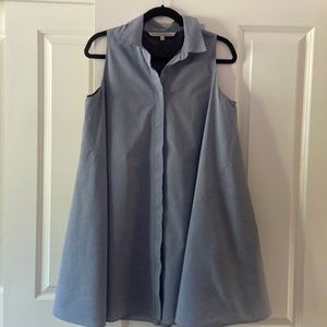 Rachel Roy chambray sleeveless dress